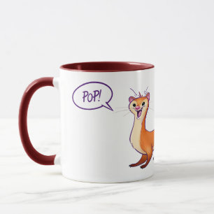POP GOES THE WEASEL by Jeff Willis Art Mug