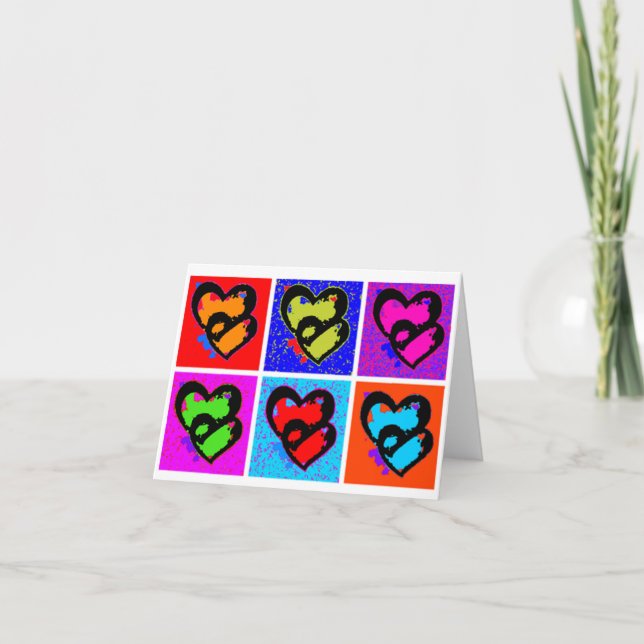 POP HEARTS HOLIDAY CARD (Front)