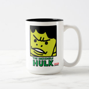 Pop Hulk Block with Logo Two-Tone Coffee Mug