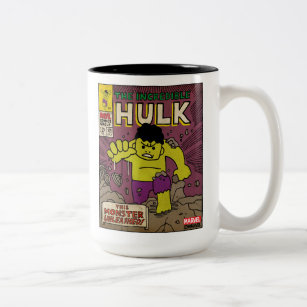 Pop Hulk Comic Cover #105 Two-Tone Coffee Mug