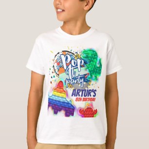 Pop it Fidget Anniversaire T-shirt