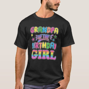 Pop It Grandpa Of The Birthday Girl Pop Party Them T-Shirt