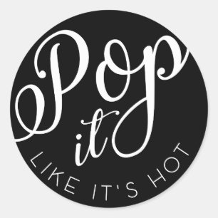Pop it like it's hot Sticker sac Popcorn