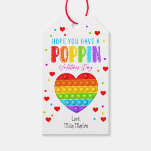Pop It Valentine's Day Class Gift Gift Tags