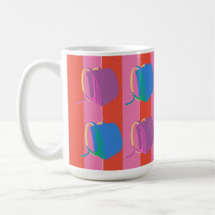 Pop Japanese School Bag Coffee Mug