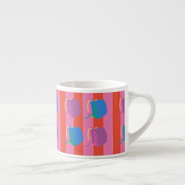 Pop Japanese School Bag Espresso Cup (Right)
