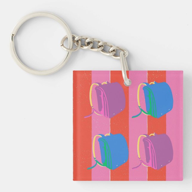 Pop Japanese School Bag Keychain (Front)