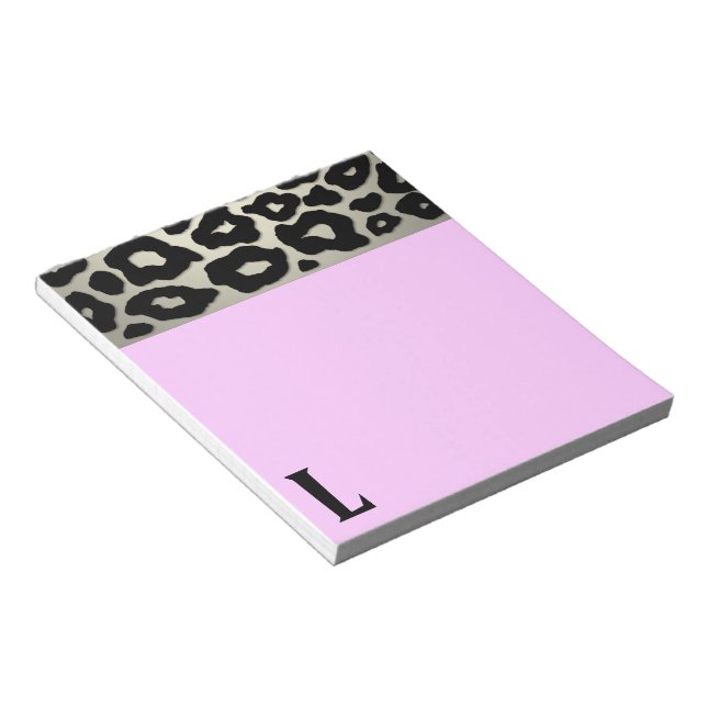 Pop Leopard Pattern Notepad (Angled)