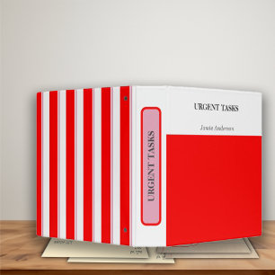 Pop Mix Stripes College Office Home Use Binder