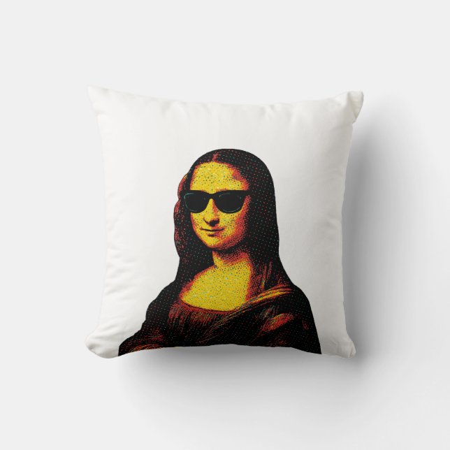 Pop Monna Lisa pillow (Front)