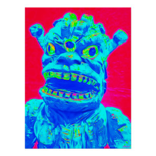 Pop Monster Attack Poster