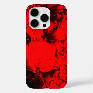 Pop Musician Portraits in Vibrant Red Colours Art  iPhone 16 Pro Case