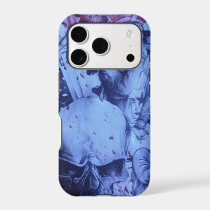 Pop Musicians Blue Purple Art Print