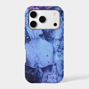 Pop Musicians Blue Purple Art Print