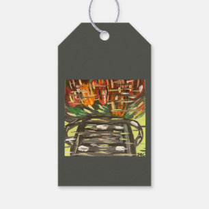 Pop of Color- Black Gift Tag