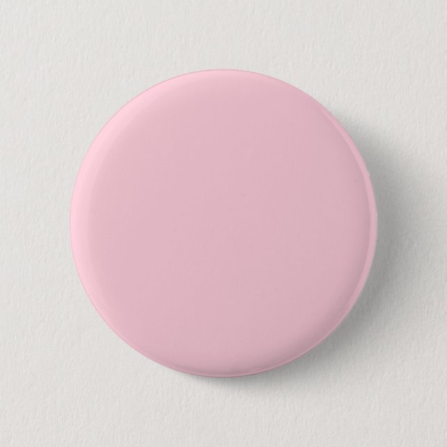 Pop of Colour PASTEL PINK Custom Zazzle Gift 3 2 Inch Round Button (Front)