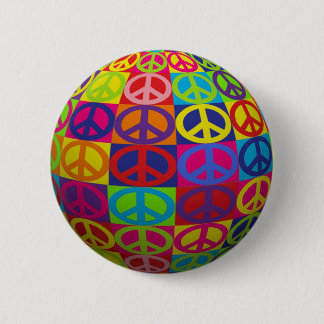 Pop Peace Ball 2 Inch Round Button