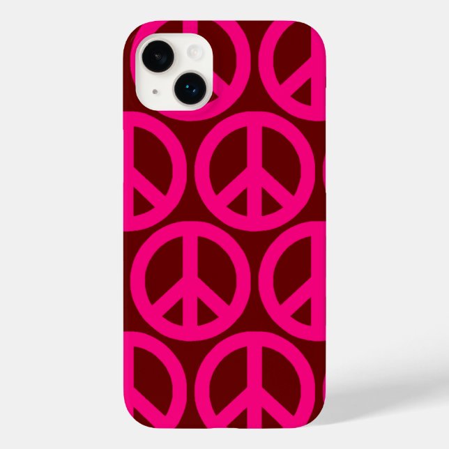 Pop Peace Case-Mate iPhone Case (Back)