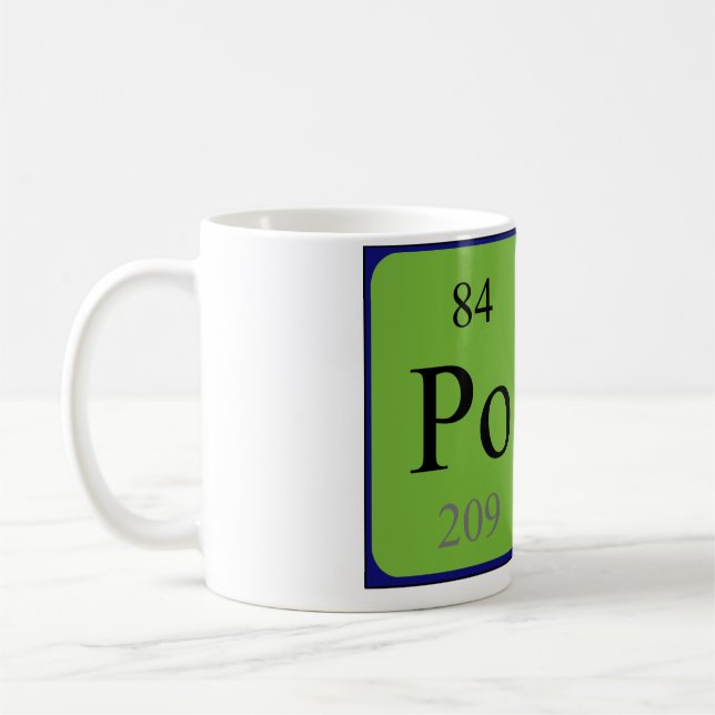 Pop periodic table name mug (Left)