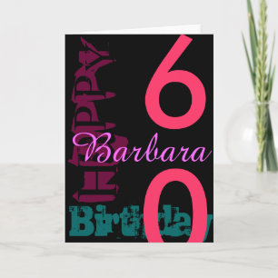 Pop Personalized 60th Birthday Greeting Card