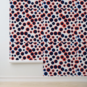 Pop Polka: Retro-Modern Dot Fusion Pattern Wallpaper