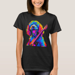 Pop Poodle Dog Guitar T-Shirt