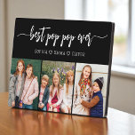 Pop Pop Best Grandpa Grandchildren Photo Collage Plaque<br><div class="desc">Capture the love between Pop Pop and his grandchildren with our Grandfather Grandpa Grandchildren Photo Collage Plaque. This personalized plaque features a heartwarming photo collage, beautifully displaying cherished moments shared between Papa and his beloved grandchildren. Surrounding the photos is the endearing title "Poppy, " adding a special touch to the...</div>
