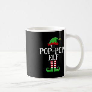 Pop-Pop Elf Matching Family Group Christmas Party Coffee Mug