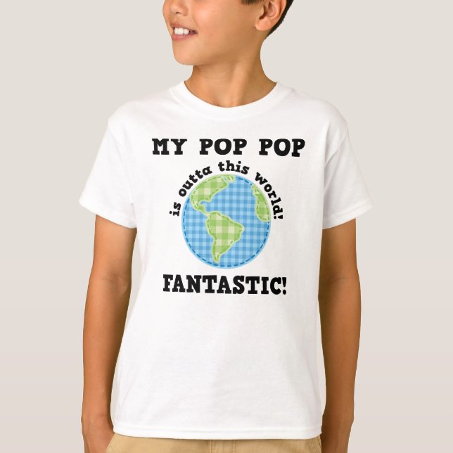 Pop Pop Grandpa Kids Father's Day Shirt (Front)