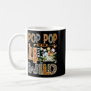 Pop Pop Of The Four Wild Safari 4th Birthday Boy Coffee Mug