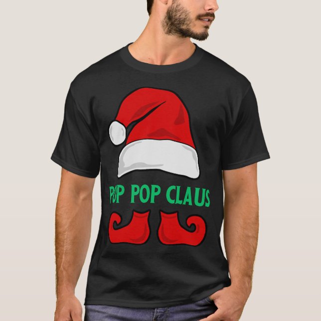 Pop Pop Vilain Sweat de Noël Grand-père grand-père (Devant)