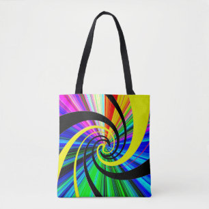 Pop psychedelic tote bag