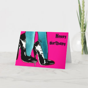 "Pop Pumps!" on a Greeting Card