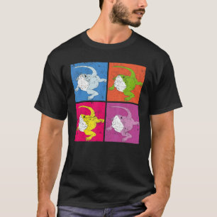 Pop Reptile Animal Pet Owner Lizard Bearded Dragon T-Shirt