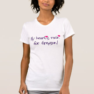 POP RETRO "MY HEART'S RACIN FOR GREYSON!" T-Shirt