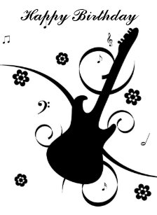 Rock Guitar Birthday Cards Zazzle Ca Rock Guitar Birthday Cards Zazzle Ca
