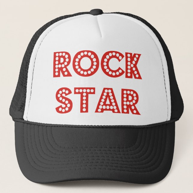 Pop, Rock Star Products & Designs! Trucker Hat (Front)
