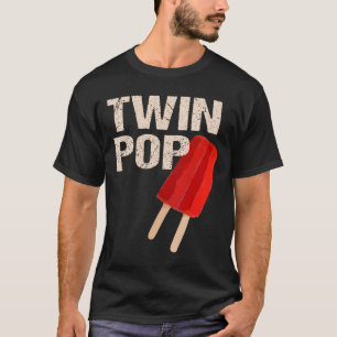 Pop Shirt Gift For Grandpa Twins Dad Fathers Day