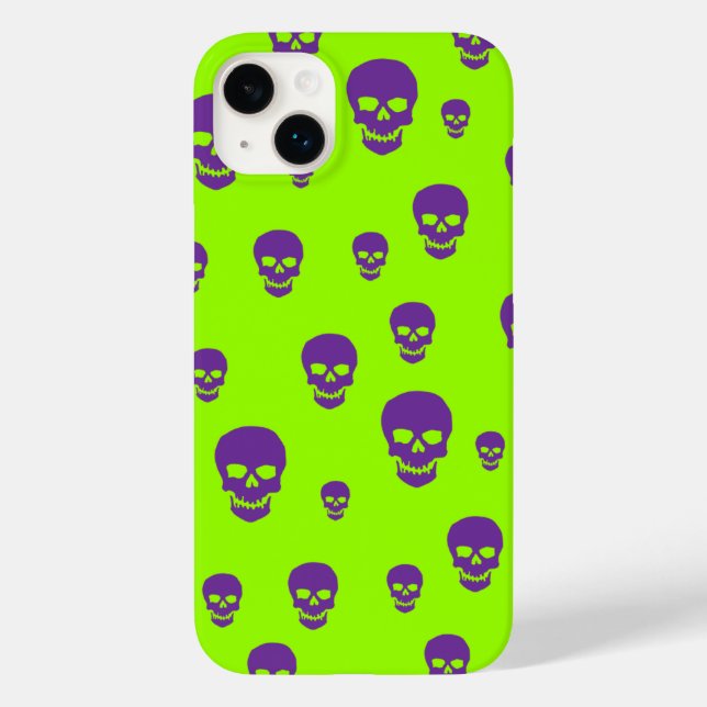 Pop Skulls Case-Mate iPhone Case (Back)