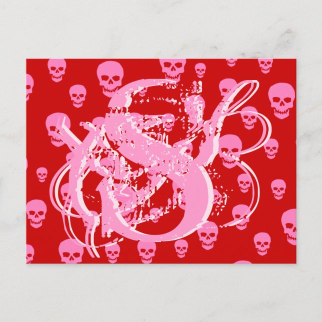Pop Skulls Postcard (Front)