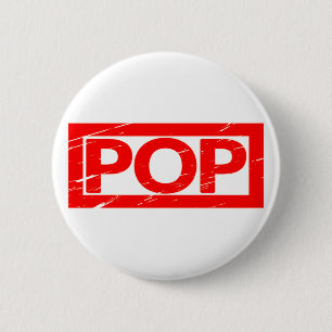 Pop Stamp 2 Inch Round Button