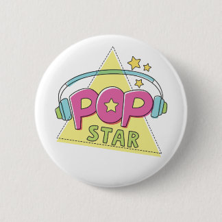 Pop Star 2 Inch Round Button