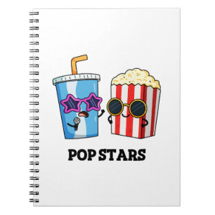 Pop Stars Funny Snack Pun  Notebook