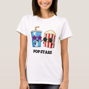 Pop Stars Funny Snack Pun  T-Shirt