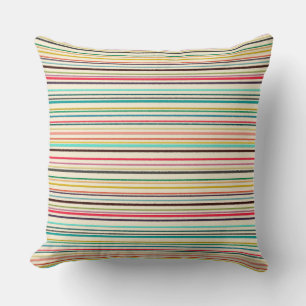 pop stripe throw pillow