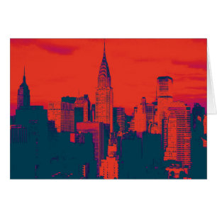Pop Style Rouge Retro Art New York City