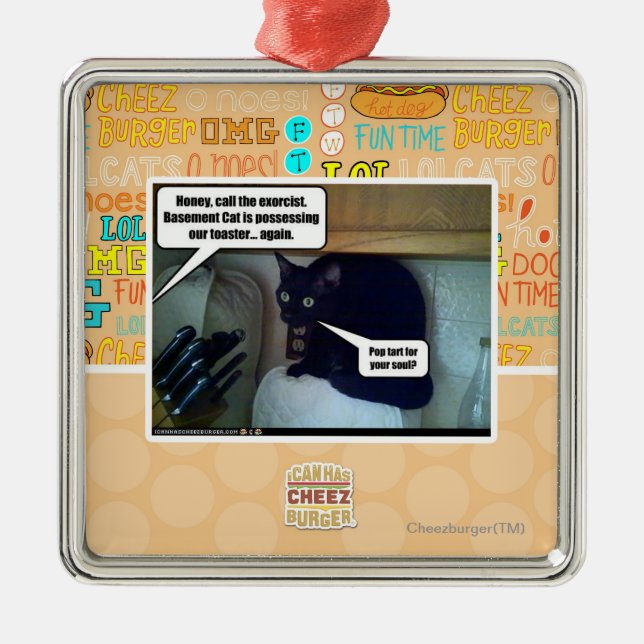 Pop tart for your soul? metal ornament (Front)