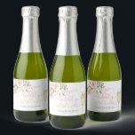 Pop the Bubbly, She's Getting a Hubby MINI  Sparkling Wine Label<br><div class="desc">Perfect item to Celebrate that Special Bride to Be!

For digital version of invitation or digital matching items visit our Etsy shop:
Invitation: 
https://www.etsy.com/listing/1408242105/petals-and-prosecco-bridal-shower?click_key=dec08d658b59b6ee6666676ba7c30378a65860d7:1408242105&click_sum=84e3173e&ga_search_query=petals&ref=shop_items_search_2&pro=1&sts=1

Matching Items: 
https://www.etsy.com/shop/BDPDesignsWeddings?ref=seller-platform-mcnav&search_query=petals and prosecco</div>