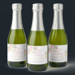 Pop the Bubbly, She's Getting a Hubby MINI  Sparkling Wine Label<br><div class="desc">Perfect item to Celebrate that Special Bride to Be!

For digital version of invitation or digital matching items visit our Etsy shop:
Invitation: 
https://www.etsy.com/listing/1408242105/petals-and-prosecco-bridal-shower?click_key=dec08d658b59b6ee6666676ba7c30378a65860d7:1408242105&click_sum=84e3173e&ga_search_query=petals&ref=shop_items_search_2&pro=1&sts=1

Matching Items: 
https://www.etsy.com/shop/BDPDesignsWeddings?ref=seller-platform-mcnav&search_query=petals and prosecco</div>