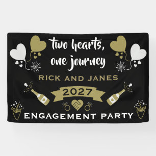 Pop The Champagne Celebration Party Banner